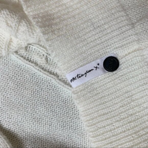 Free People One Teaspoon Sorrento Knit Long Cardigan Sweater Duster Maxi Cream - Picture 10 of 16